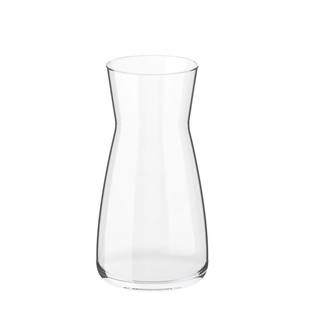 DARENYI Glass Vase 20cm Clear Flower Vase for Living Room, Home, Office or Wedding
