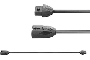 XKGLOW 12" 4pin Extension Wire for XKchrome & 7 Color Series for Motorcycle ATV Snowmobile…