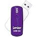 Lexar JumpDrive S35 64GB USB 3.0 Flash Drive - LJDS35-64GABNL (Purple)