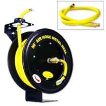 Retractable Air Hose Metal Reel 1/2in. x 50ft