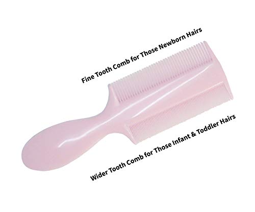 Complete Deluxe Baby Healthcare + Grooming Kit | 3X Liquid Medicine Dispensers, Hair Comb | Pill Box-Vaccination Check Sheet | Unisex, for Infant Boys + Girls | Perfect Registry-Shower Gift (Pink) - Thumbnail 5