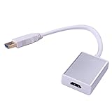 HDE SuperSpeed USB 3.0 to HDMI Adapter High Definition Audio Video Converter Cable