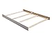 Full Size Conversion Kit Bed Rails for Baby Cache Vienna Crib (Ash Grey)