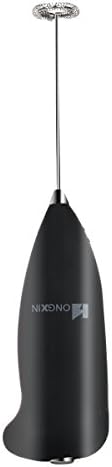 Milk Frother, Gkitdial Handheld Electric Milk Frother With Stainless Steel Whisk Perfect for the Best coffee, Latte, Cappuccino, Hot Chocolate
