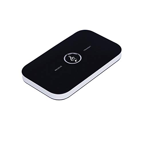 Bluetooth Receiver， Transmitter Wireless Audio Adapter for Music Streaming Sound System with 3.5mm Stereo Jack for Home and Car Audio System
