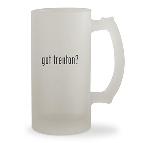 got trenton? - 16oz Sturdy Glass Frosted Beer Stein