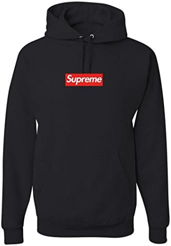 Supreme Pullover Hoodie Black (M)