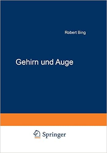 Gehirn Und Auge Amazon Co Uk Robert Bing 9783642895425 Books