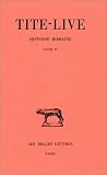Image de Histoire romaine: Tome IV : Livre IV. (Collection Des Universites De France)