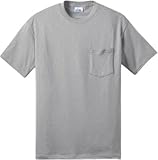 Port & Company Men's 50/50 Cotton/Poly T Shirt with Pocket