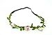 Shop4(TM) Lady's Silk Floral Elastic Headpieces , Headband-White and Pink Rose