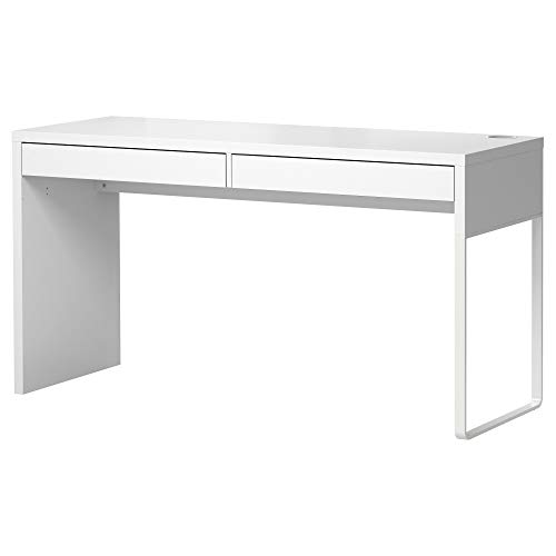 Ikea Computer Desk Workstation, White, MICKE 902.143.08 Beauty Store