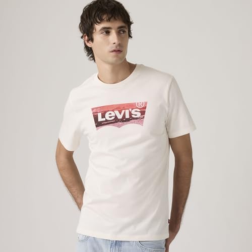 Graphic Crewneck tee T-Shirt, Coastal Filled BW EG, M Hombre
