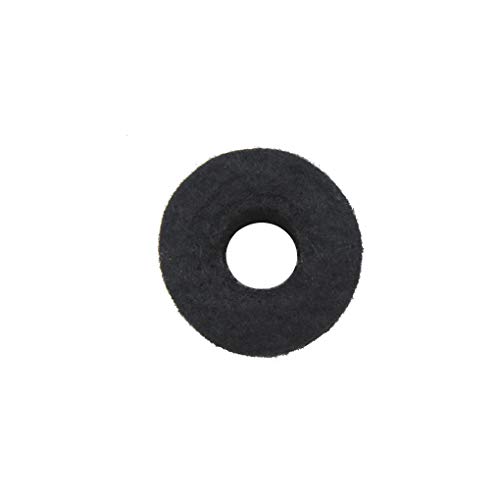 KOROWA 10PCS Drums Set Black Cymbal Piece Felt Cotton Pads 2.5x1.3cm Musical Instrument Accessories