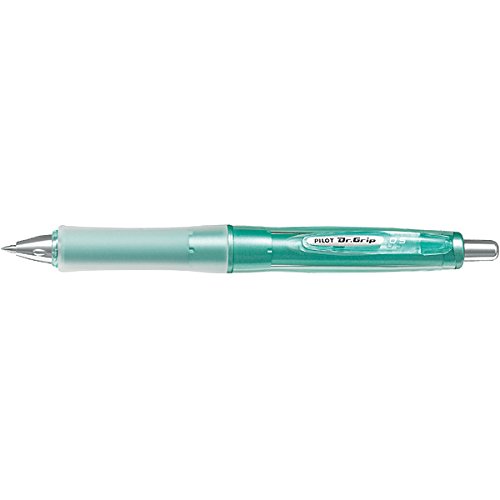 Pilot Dr.Grip G Ballpoint Pen - 0.5mm Extra Fine Point, Mint Green Body, Comfort Grip, Knock Type - View #10