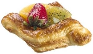ALLLFLORAL fake artificial puff pastry with strawberry