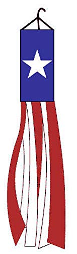 Tao Tao Family 60" Texas TX State Windsock Flag Lone Star 5 Ft Outdoor Indoor f