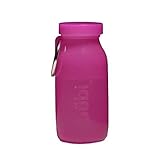 Bubi Bottle (14oz, Pink Silicone Multi-Use Bottle)