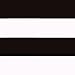 Women’s Extra Long Striped Socks Over Knee High Opaque Stockings (Black & White)