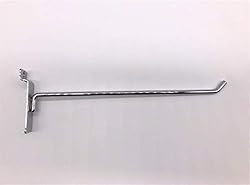 NAHANCO XT12, 12" Thin Line Slatwall Hooks, Chrome