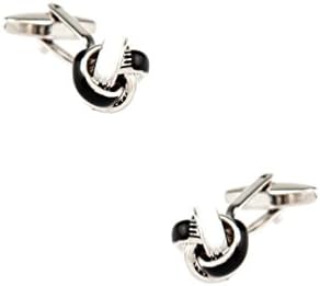 Knotted Multi White Metal Cufflinks