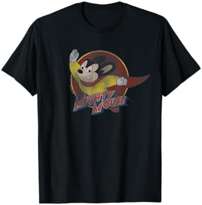Amazon.com: Mighty Mouse - MM Save The Day T-Shirt : Clothing 