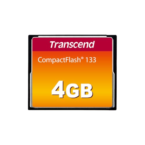 Transcend 4GB CompactFlash CF Memory Card, Up to 50MB/s, MLC, DSLR Camera
