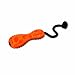 RUFFWEAR - Gourdo Interactive, Natural Rubber Throw Toy for Dogs, Orange Sunset, Small