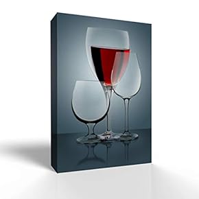 signwin Canvas Wall Art Wine Glass Canvas Prints...