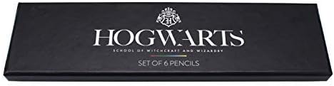 Harry Potter Pencil Set - Set of 6 Pencils - In a Handcrafted Box with the Hogwarts Crest