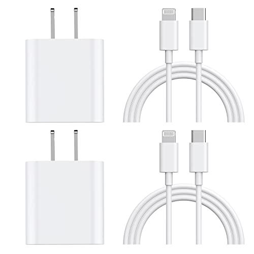 iPhone 11 12 13 14 Fast Charger,[Apple MFi Certified] 2Pack 20W