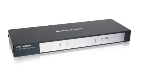 IO Gear AVIOR-GHSP8118 8-Port HDMI Audio/Video Splitter - NEW - White Box - AVIOR-GHSP8118