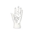 Kikkerland Palm Reader Schmuckständer – Weiße Hand Zum Präsentieren Von Ringen & Amuletten
