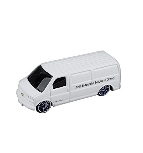 white chevy cargo van