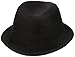City Hunter Cotton Plain Porkpie with Self Band Fedora