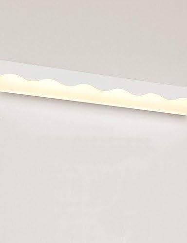 qiuxi Simple fashion Wall lamp 80cm 16W LED Mirror Lamp Bathroom Lights 100-240V Metal and Acrylic Wall Lights Make-up Lighting , white-85-265v
