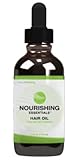 Hair Essentials Nourishing Hair Oil - 4oz - Healthy hair and scalp support with nourishing coconut oil and pure essential oils: