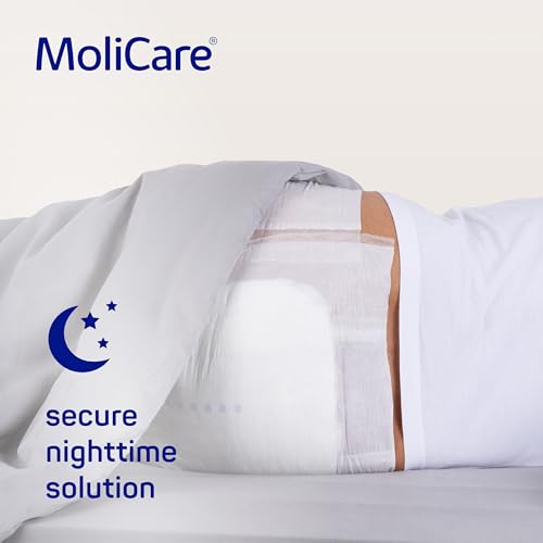 MoliCare Premium Elastic Adult Nappies – 10 Drops | High Absorbent Disposable Night-Time Diapers for Men & Women with Very Severe Incontinence | Size M | Pack of 14