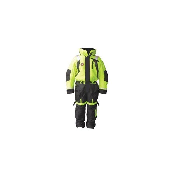 First-Watch-Hi-Vis-Flotation-Coat-Hi-Vis-YelloWithBlack-X-Large-by-First-Watch