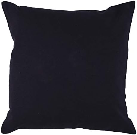 Snh Homes Classy Black Cushion Covers SIZE-18''x18'' (Pack of 1)