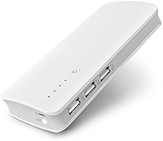 MEROPE 16750mAh Power Bank Ultra High Capacity External Battery with 3 USB Portable Charger for iPhoneX 8 7 6s 6,iPad,Samsung Galaxy and More (White)