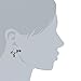 Jane Stone 1 PC Tiny Dinosaur Earring Piercing Stud Exquisite Ear Cuff Wrap Single Earring for Ladies (E0520-Antique Silver)