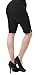 Hybrid & Company Womens Ultra Comfy Butt Lift Stretch Bermuda City Shorts with Pockets