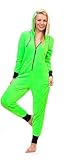 Totally Pink Women's Warm and Cozy Neon Onesie Pajama / Pajamas/ Onesies
