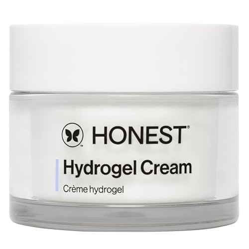 HONEST BEAUTY HYDROGEL CREAM WITH HYALURONIC ACID, JOJOBA, + SQUALANE | OIL FREE, LIGHTWEIGHT, MOISTURIZING | EWG VERIFIED, VEGAN + CRUELTY FREE | 1.7 FL OZ