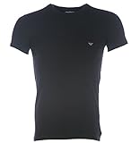 Emporio Armani T Shirt Back Eagle Tonal in Black