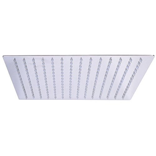 12'' Square Stainless Steel Rain Shower Head Rainfall Bathroom Top Sprayer New