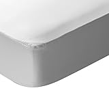 Pikolin Home Natural - Protector de colchón punto, 100% algodón, impermeable y transpirable, 150 x 200 cm, cama 150 cm