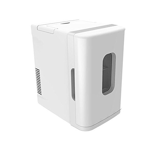 Click Here to See More Images ZJⓇ Mini Refrigerator Car refrigerator - 10L Car Refrigerator Travel Refrigerator Freezer Portable Cold Box Cooling Box Student Dormitory Refrigerator # (Color : White)