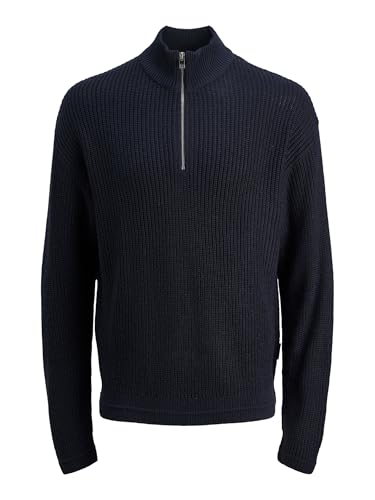 JACK & JONES Jjkaito Knit Half Zip BF, Sky Captain, XL para Hombre